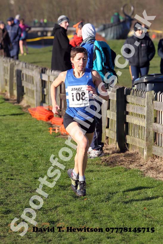 108C Womens race, Durham Cathedral Cross Country Relays.